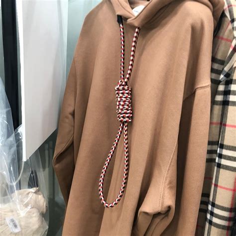 liz kennedy Burberry hoodie